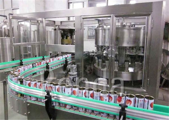 La macchina di rifornimento automatica della latta di alluminio che sigilla può linea di produzione d'imballaggio